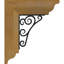Support lisse en fer 3 po x l 3 1/2 po x P 9 1/2 po x H 12 po Tristan-108925031-108920644