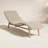 Janine Outdoor Teak Wood Chaise Lounge-86162440-86162439
