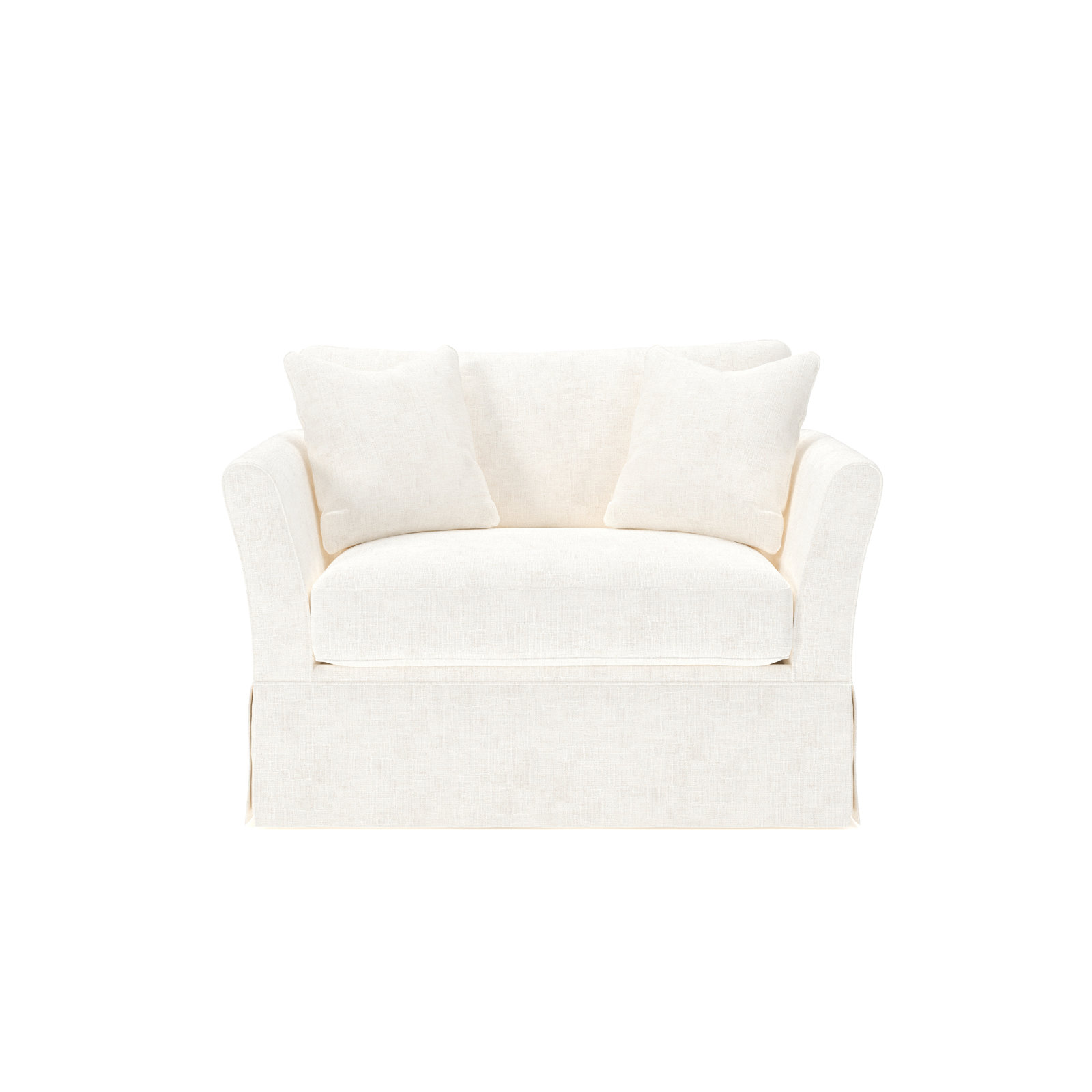 Shelby Accent Chair, Bevin Natural Linen Blend