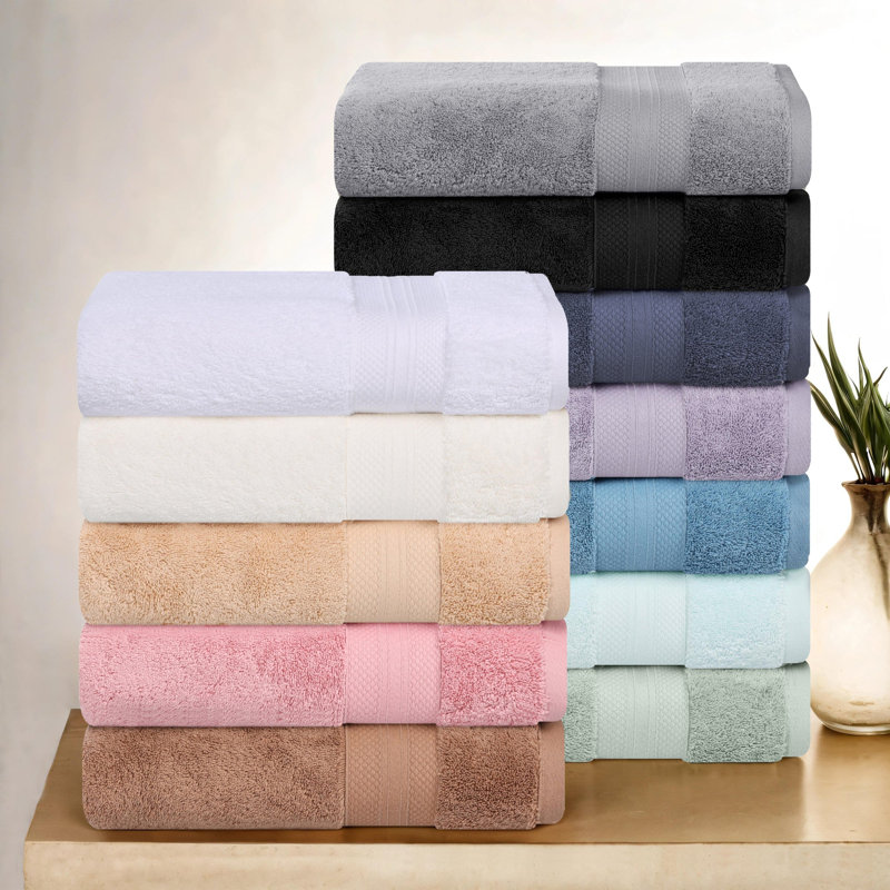 Finnian Plush Heavyweight, 100% Turkish Towel Collection, Taupe, 6 Piece Towel Set