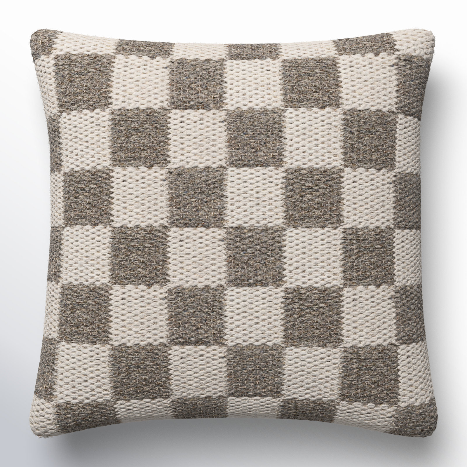 Kimbell Wool Pillow Cover, Down, 20" x 20"