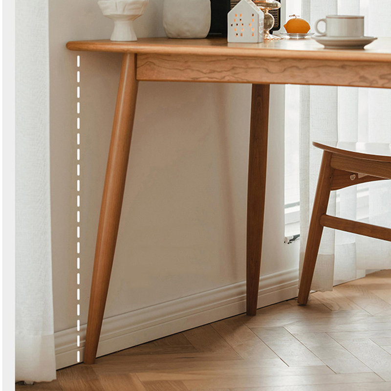 Table rectangulaire en bois massif domestique simple, 7