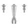 3-Handle Thermostatic Tub and Shower Faucet with Trim