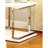 Chic White End Table With Frame And Open Storage Shelf Contemporary Rectangular In