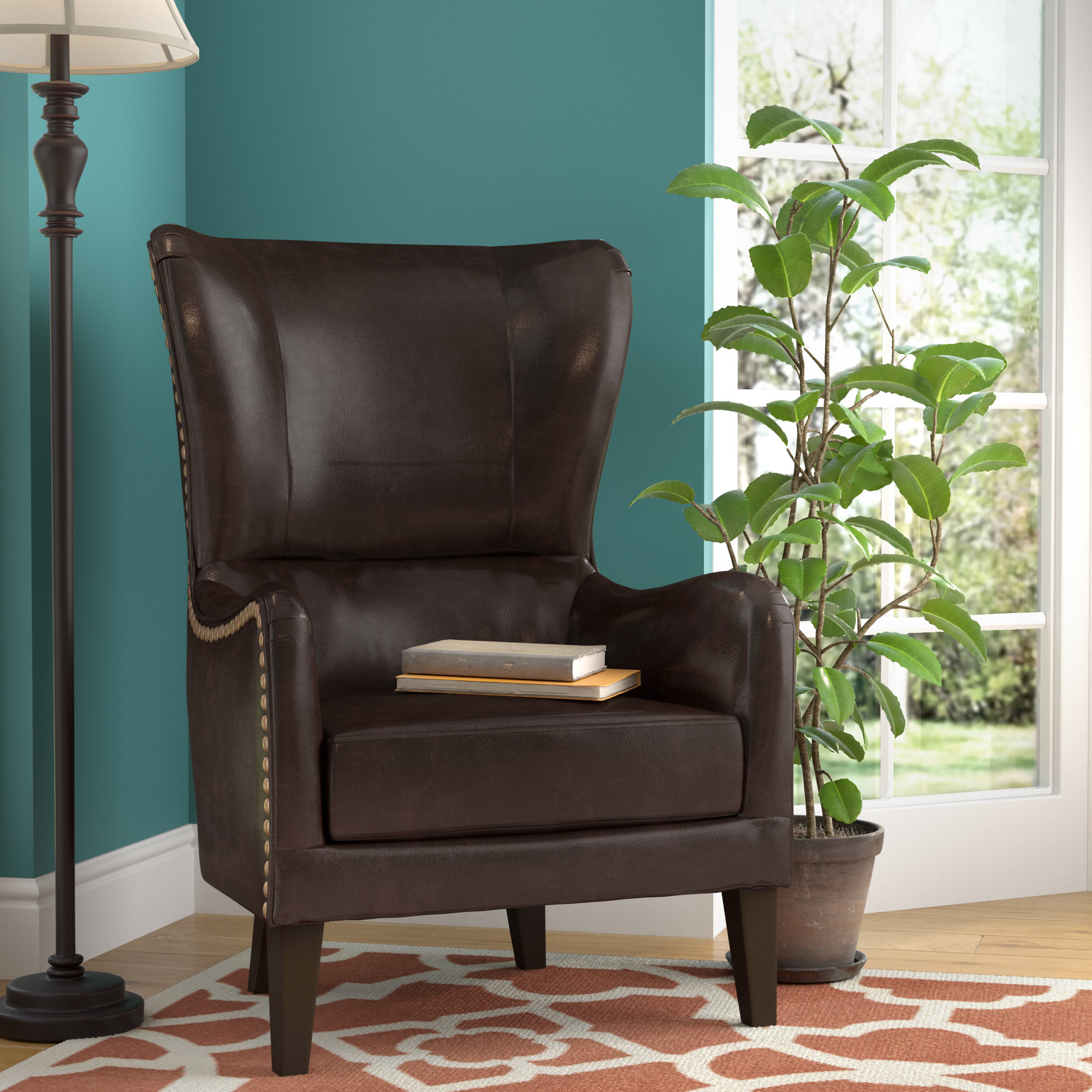 Wayfair discount leather chair