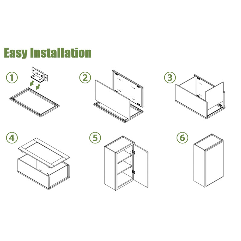Armoire murale blanche en bois massif pour salle de lavage 1 porte 2 tablettes réglables l 12 po x P 12 po x H 30 po Facile à installer et imperméable