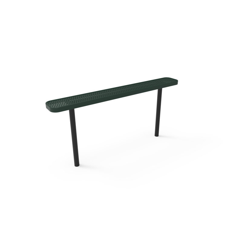 MEUBLE DE TABLE EN BOIS, vert, perforé, 6 pi, sans dossier, enterré, Vert