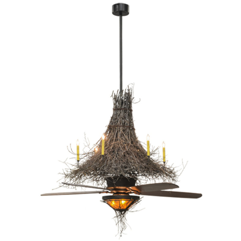 Twigs Downrod Ceiling Fan