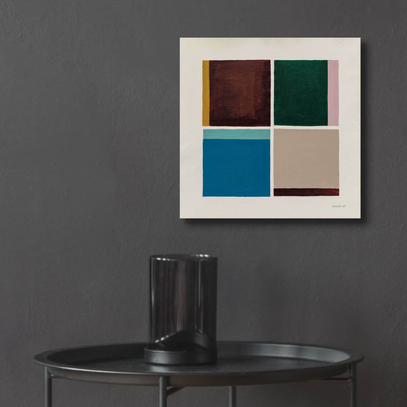 «Quadrants» par Danhui Nai, art mural en verre acrylique, H 12 po x l 12 po x P 0,13 po