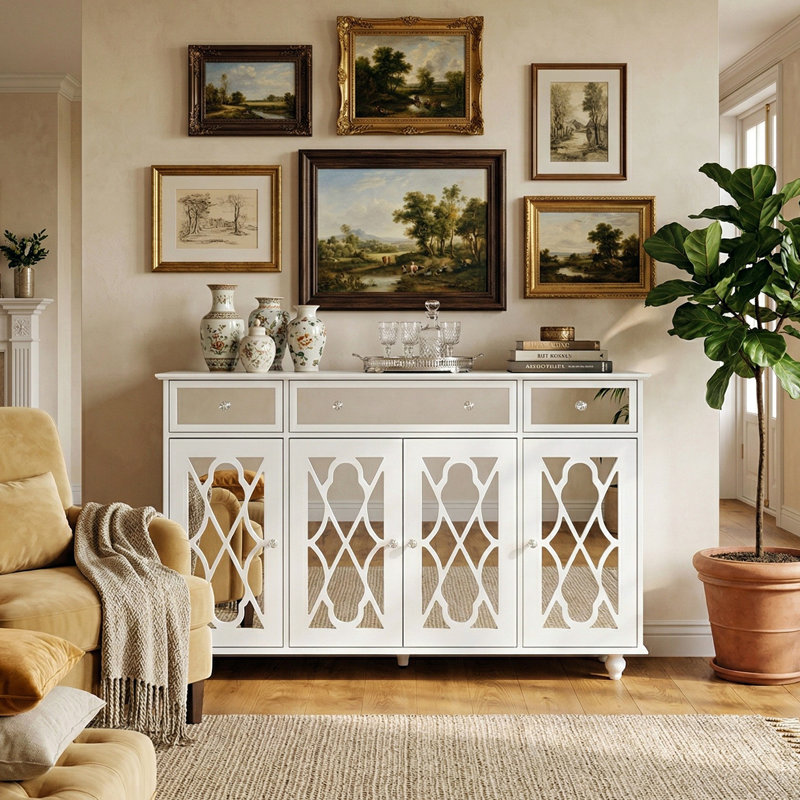Eraclia 55.1'' Sideboard, White