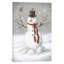 Christmas Snowman by Terry Fan - Wrapped Canvas Print-49967080