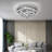 Jooyoung 8 - Light 19.68“ LED Flower Tiered Chandelier with Crystal Accent Variable Light-1308606646-1290923333-1290923332