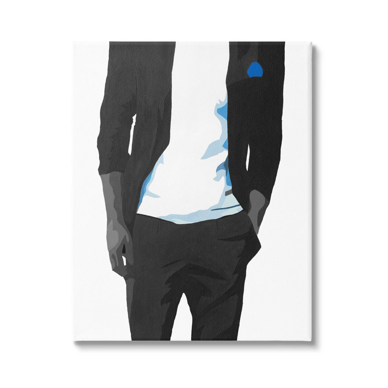 Art moderne sur toile moderne et chic par Beth Ann Lawson, H 20 po x l 16 po x P 1,5 po