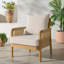 Chaise en teck et jacinthe de Rogers