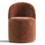 Chaise roulante rembourrée roulante en chenille avec roulettes cachées (ensemble de 2)-1970465680