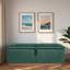 Banc moderne avec repose-pieds rembourré avec compartiment de rangement dissimulé, plateau rabattable et base en bois naturel-1635452061-1635452063