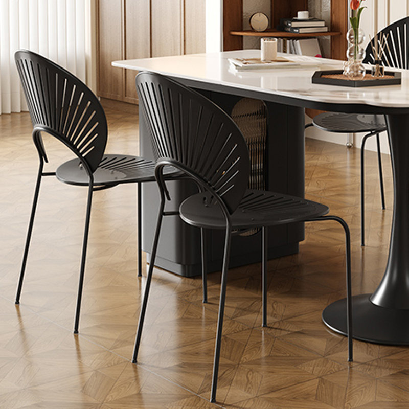 Modern Simple Durable Carbon Steel Dining Chairs