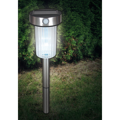 Adalyn Matte Black Solar Powered Integrated LED Metal Pathway Light