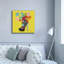 Toile épique Graffiti «Love Shoes 2 Bright» par Farida Zaman, 37 po x 37 po-80318103