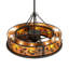 Oak Leaf And Acorn Downrod Ceiling Fan