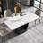 Modern Rectangular Sintered Stone Dining Table with Pedestal Base-277862753-277862752-277862813