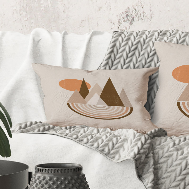 Abstract Throw Pillow