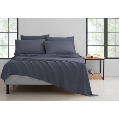 Bibb Home Bamboo 1800 Thread Count Deep Pocket Sheet Set