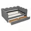 Lit de jour double avec deux tiroirs de rangement et port USB-2085595544