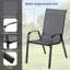 Stacking Patio Dining Side Chair-864597526