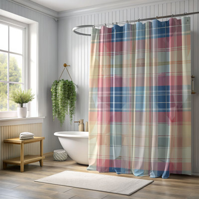 Rideau de douche Plaid Hue - Premium