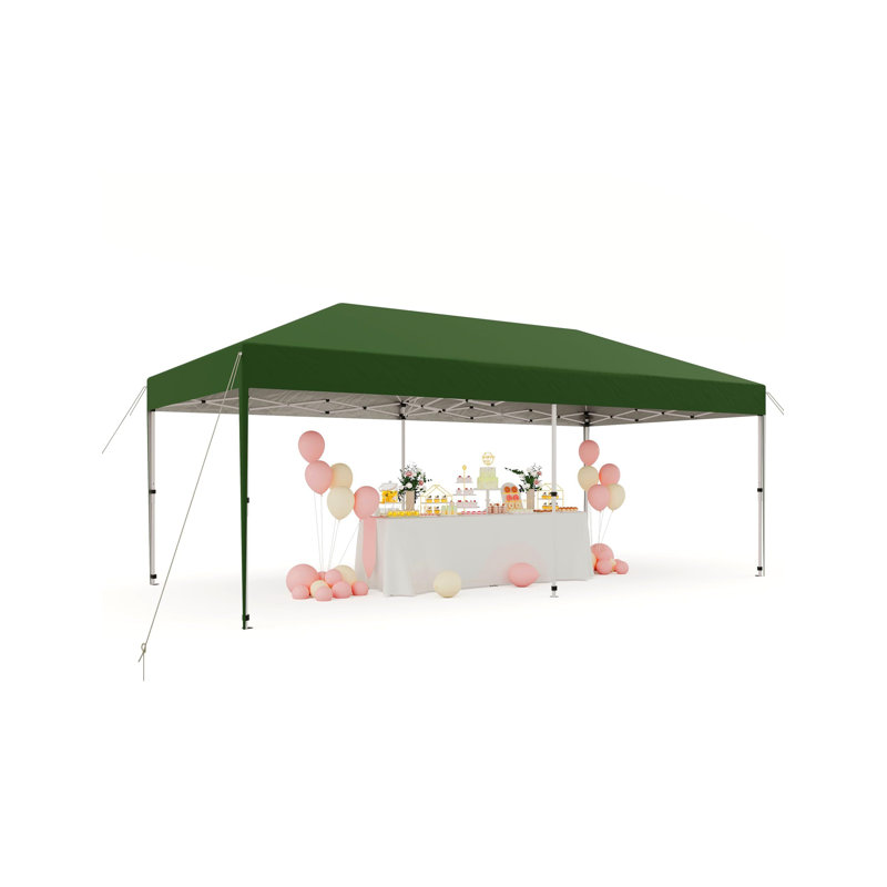 120'' W x 240'' D Metal Canopy, Green