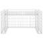 Abri de rangement d'extérieur en fil d'acier 43,3 x 31,5 x 23,6 po
