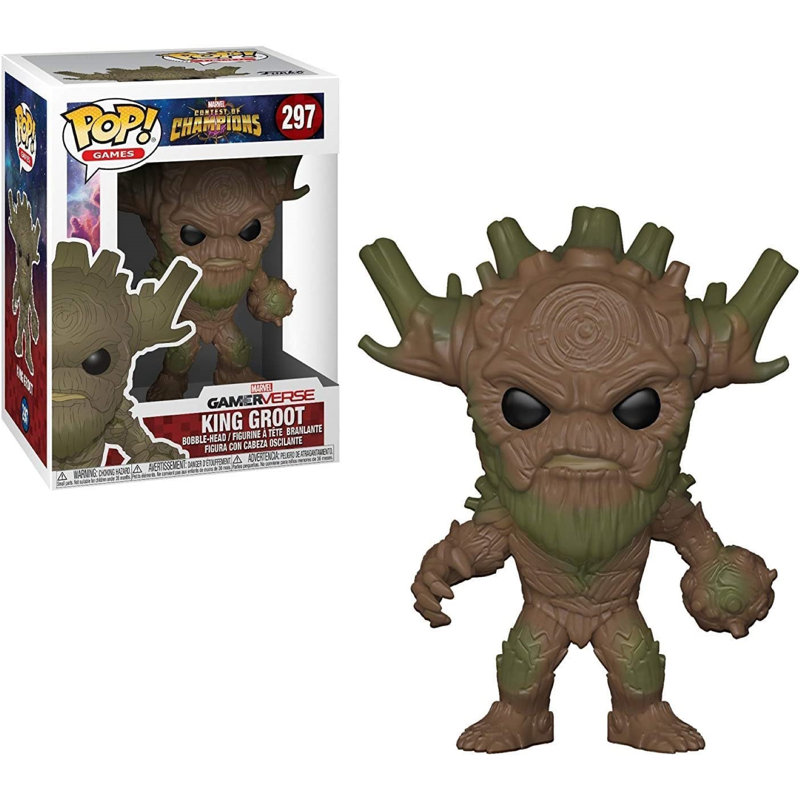 Funko Pop! Jeux: Marvel - Contest of Champions - Figurine de collection King Groot