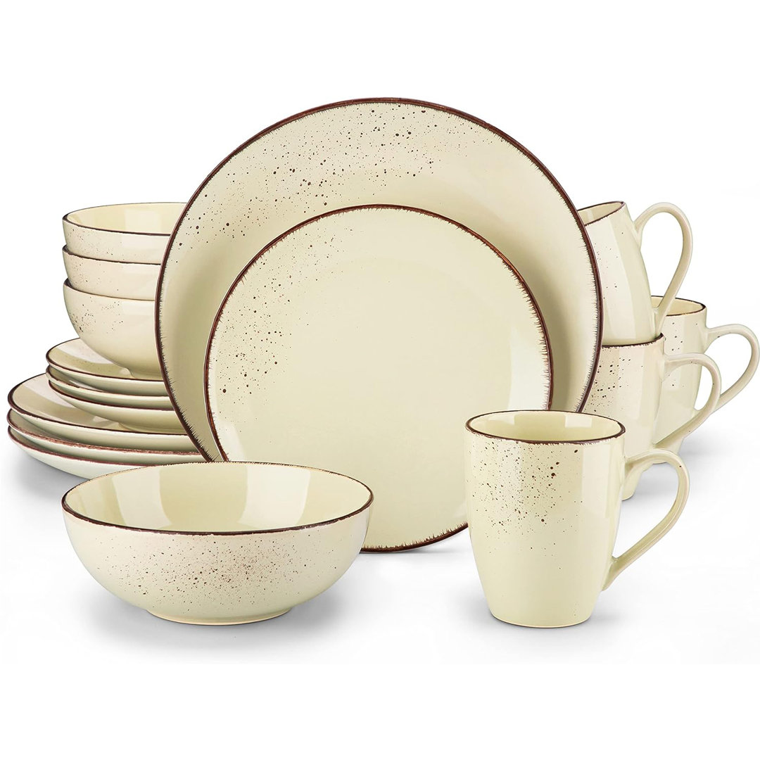 16 piece dinnerware set, service for 4