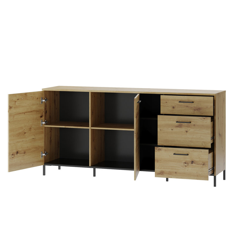 Nampreet 2-Door 3-Drawer Sideboard