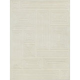 Teton Handmade New Zealand Wool Silver/Ivory Area Rug
