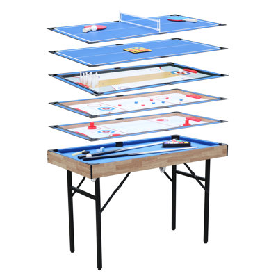 Rioloiuy 6-in-1 Combo Table