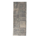 Gray & Blue Transitional Runner - 6' x 15'6"