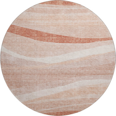 Premium Machine Washable Wayne AMF1099 Swirls Rug