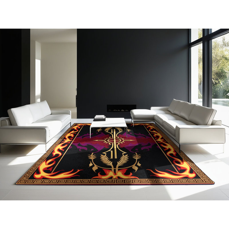 Baroque Serenade Rug, Rectangle 2' x 3'