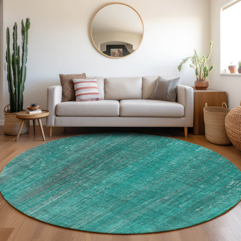 Tapis intérieur / extérieur Kinslee, Rond 8 pi