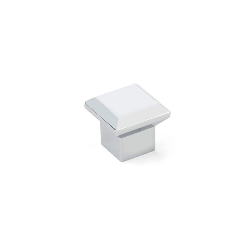 Bouton carré, Chrome
