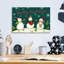 «Epic Art» Snowmen Trio 1 Nb »par Viv Eisner, art mural en verre acrylique-1430775122