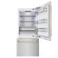 ZLINE Autograph 36 in. Built-In Refrigerator in White Matte w/ Bronze Accents-402927118