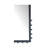 Figaro Floor Mirror Black