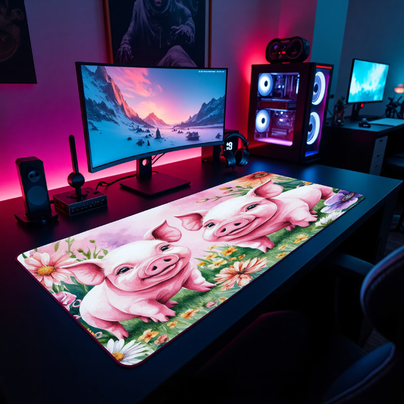 Polyester Desk Pad, 23.6x13.8