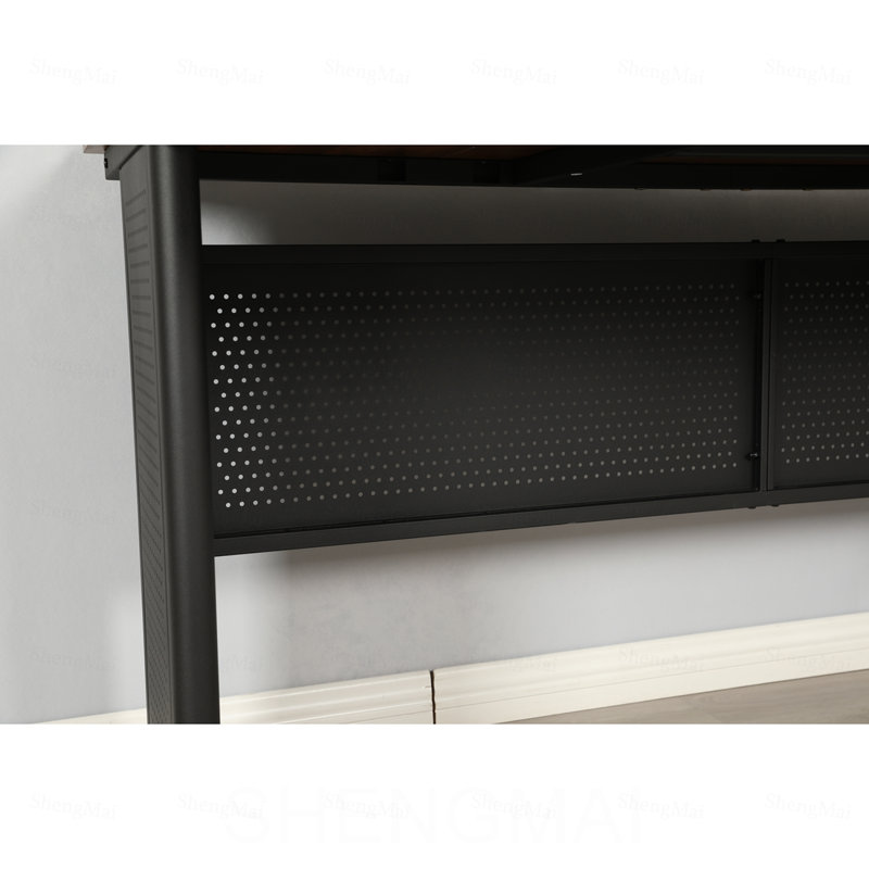 Bureau d'ordinateur, bureau de 63 pouces, bureau de jeu à 2 tiroirs pour bureau personnel, bureau, bureau simple moderne, structure en métal