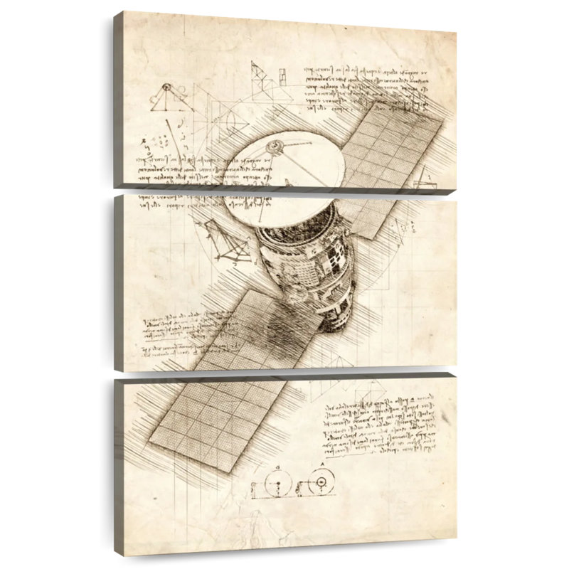 Schéma du ciel d'Oberle, H 32 po x l 20 po