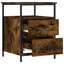 Dura 44cm W Iron Bedside Table-109785344