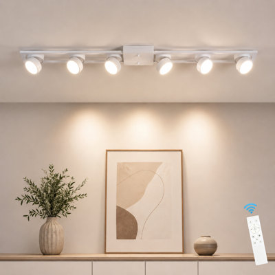 Niala 48.42" W LED Dimmable Flush Mount
